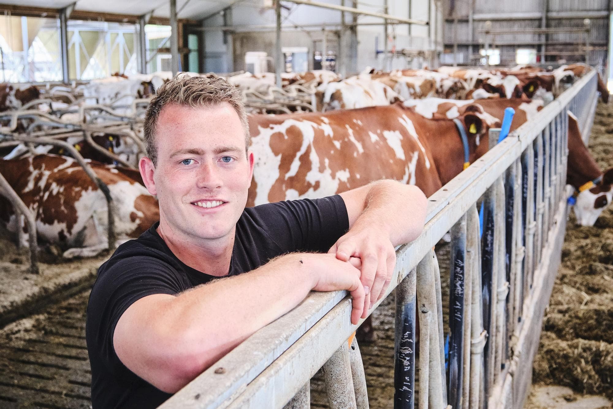 Bedrijfsopvolger Willem de Haan. Foto's: Fred Libochant