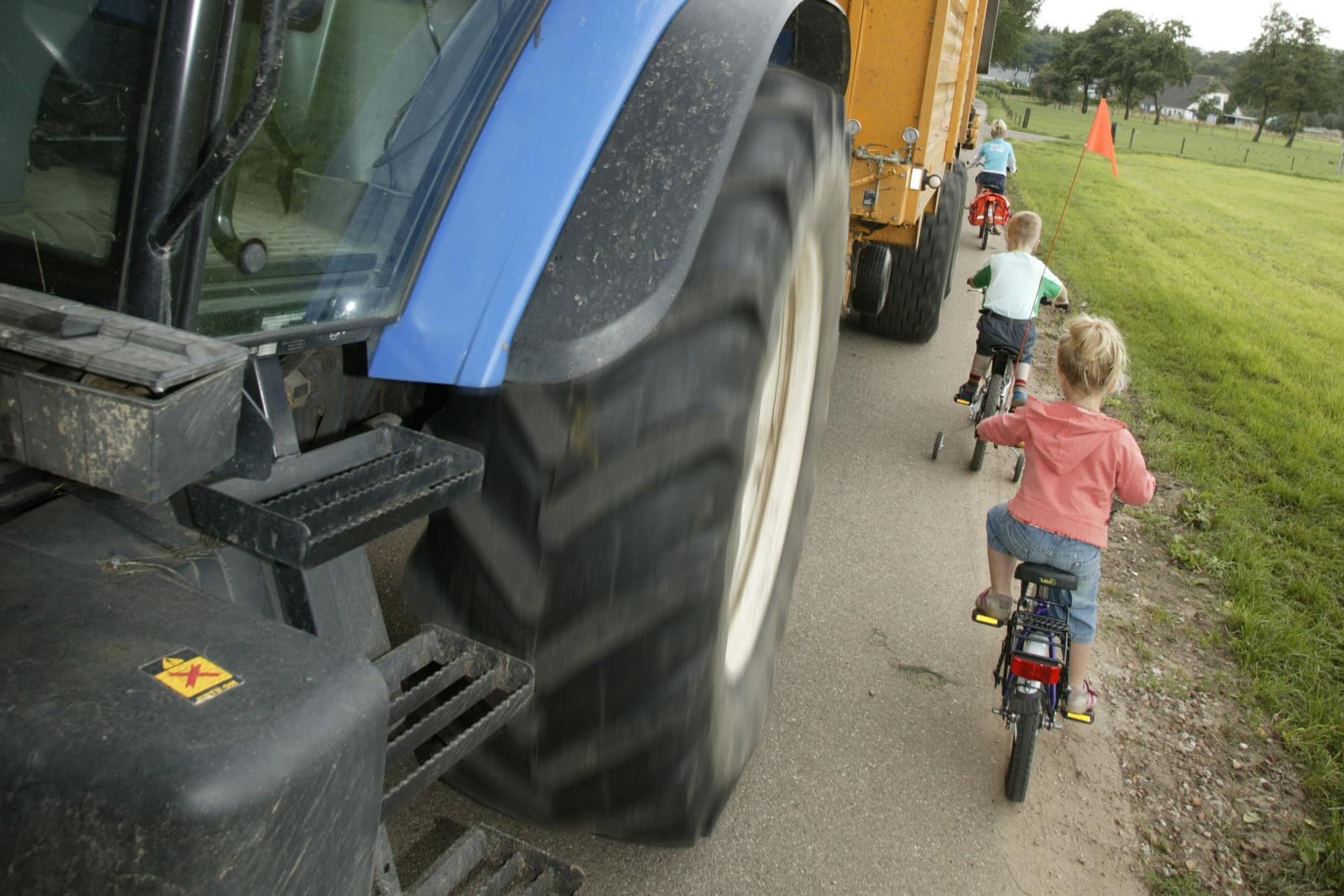 Trekkers en fietsers